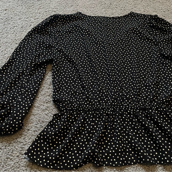 NWT Polka Dot Blouse by Madison & Berkeley | Size Medium - Picture 2 of 7